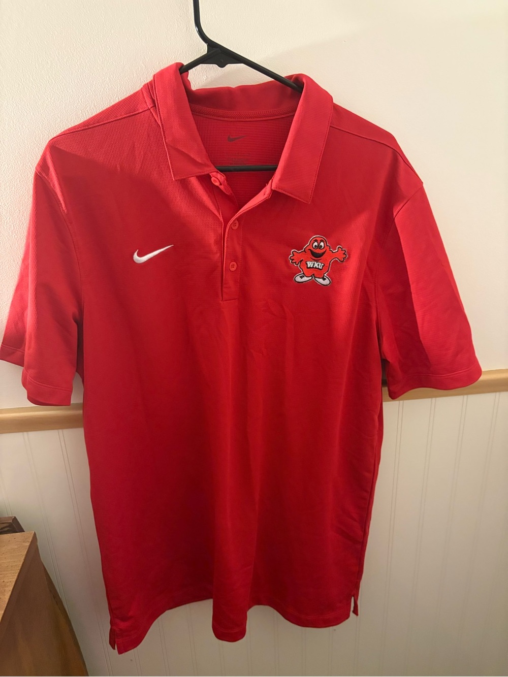 Nike Western Kentucky University WKU Hilltoppers Big Red Polo – Men’s XL